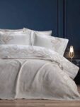 Bella Home Firdevs 7 Parça Yatak Örtüsü Seti Cappuccino