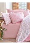 Cotton Box Minimal Çift Kişilik Lastikli Çarşaflı Nevresim Takımı Best Pembe