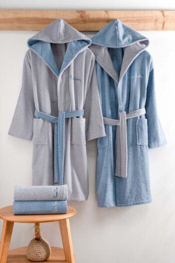 Pierre Cardin 4'lü Aile Seti Hoodie İndigo-Latte